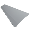 Battleship Grey Satin Stick Fit