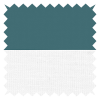 Amor Muted Teal with Haze Pure Double Roller Blind