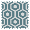 Hex Amalfi Blue Roller Blind