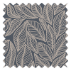 Leaf Crush in Steel-Blue Roller Blind