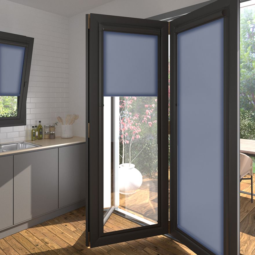  Burst Royal Blue Perfect Fit Dimout Roller