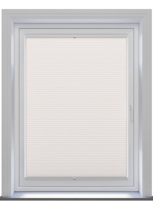 Pleated Light Grey Stick Fit