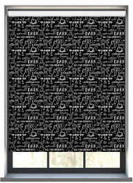 Cafe Americano Roller Blind