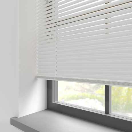 Satin Milk White Aluminium Venetian