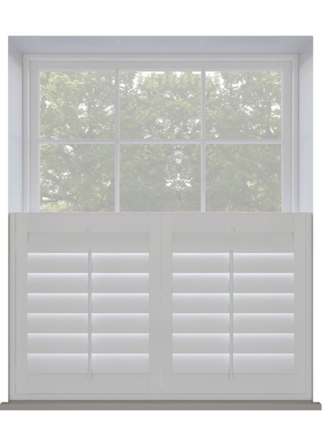 Snow White Cafe Style Shutter