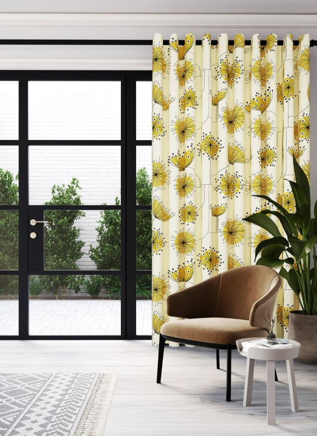 Miss Print Dandelion Sunflower Yellow