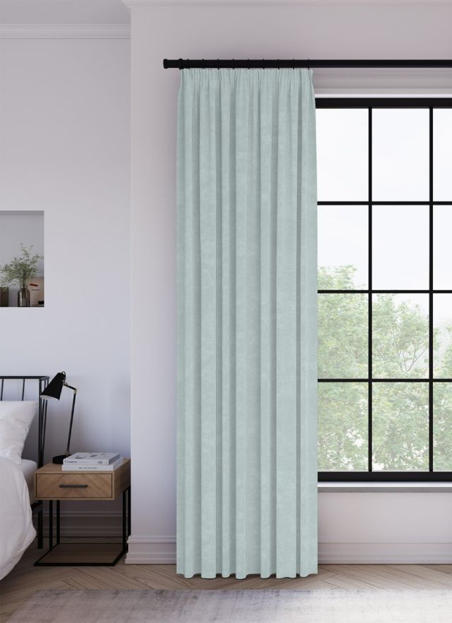 Faux Suede Soft Blue