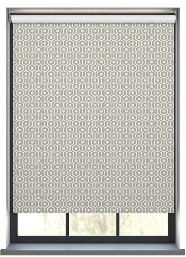 Hex Olive Branch Roller Blind