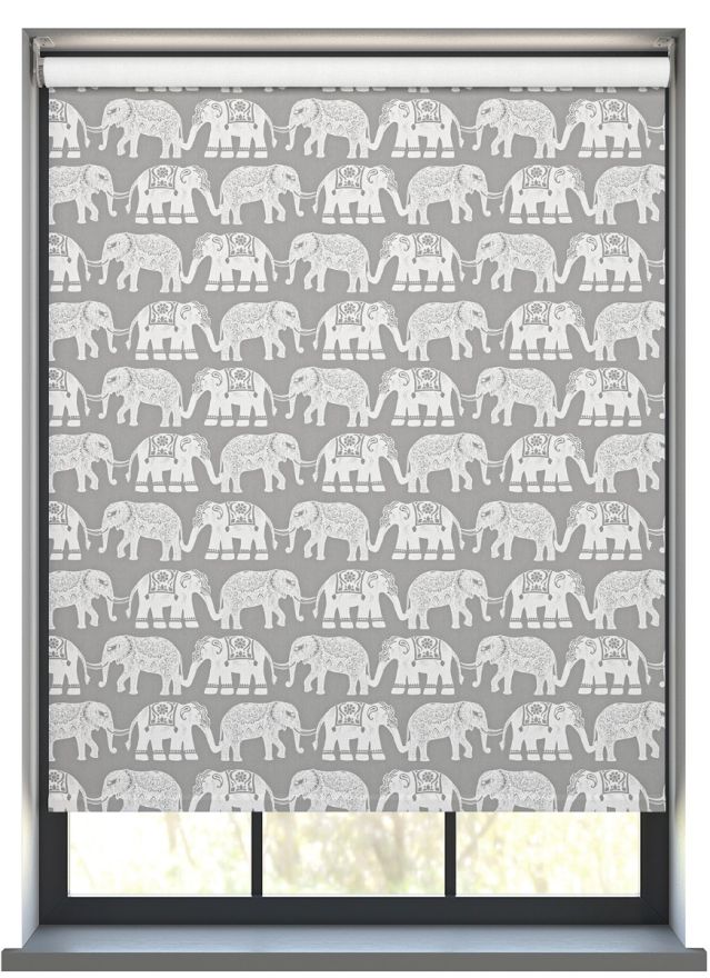 Indian Elephants in Grey 