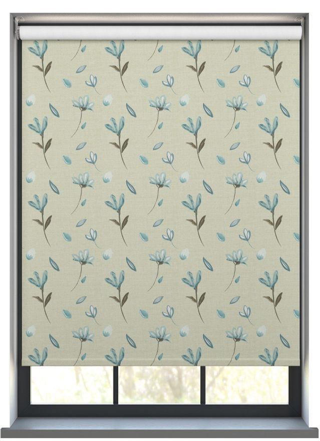Love in a Mist in Pistachio Roller Blind