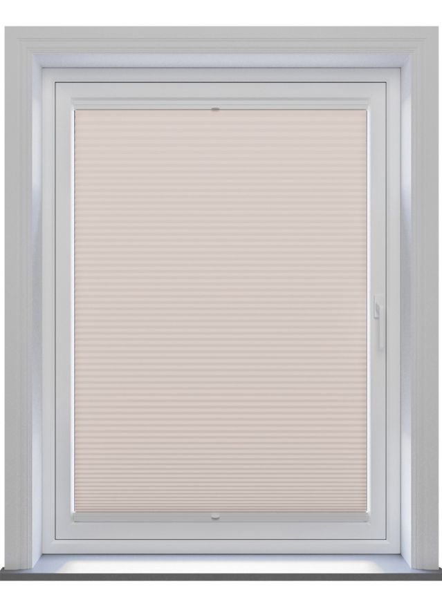 Pleated Beige Stick Fit
