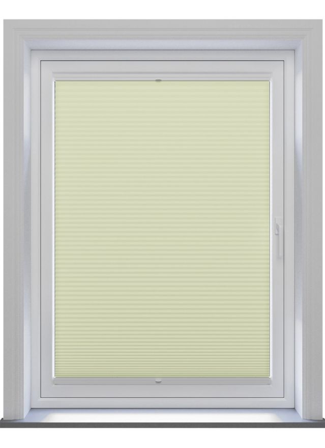 Pleated Light Green Stick Fit