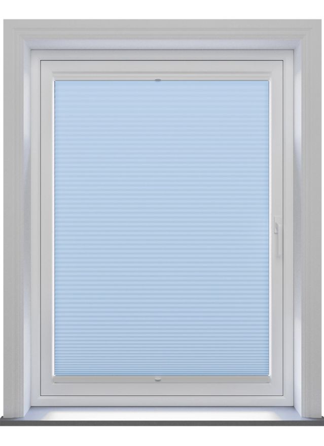Pleated Sky Blue Clic Fit