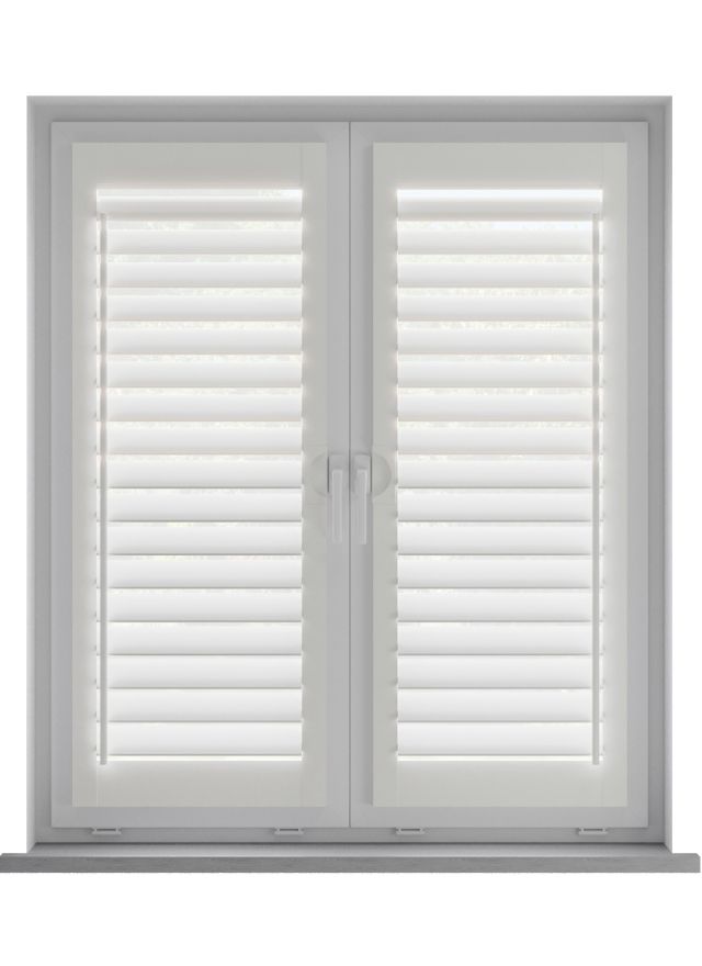 Cotton White Perfect Fit Shutter