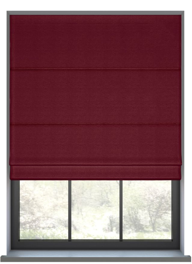 Opulent Faux Silk Mahogany Red