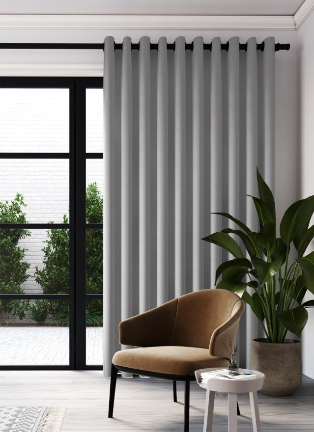 Opulant Faux Silk Tungsten