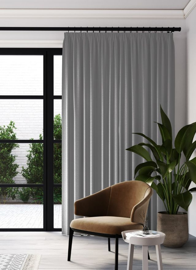 Opulant Faux Silk Tungsten