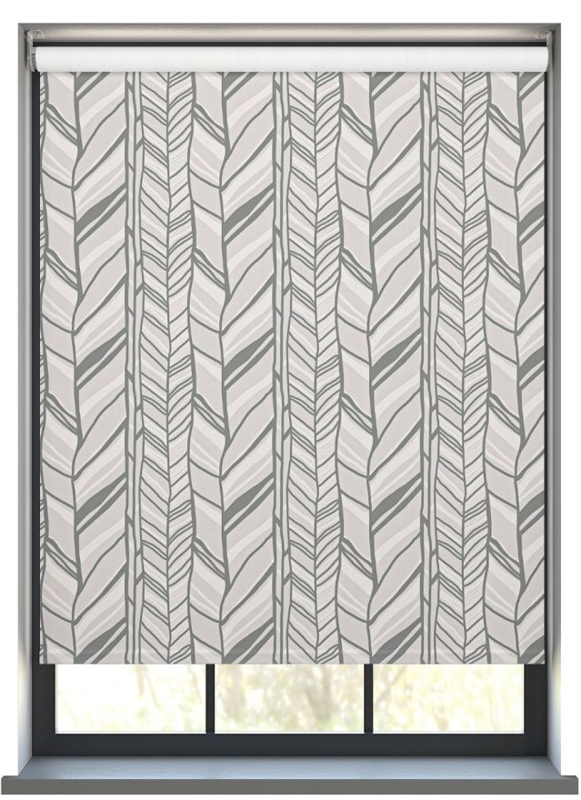 Pacific Chevrons in Mono Roller Blind
