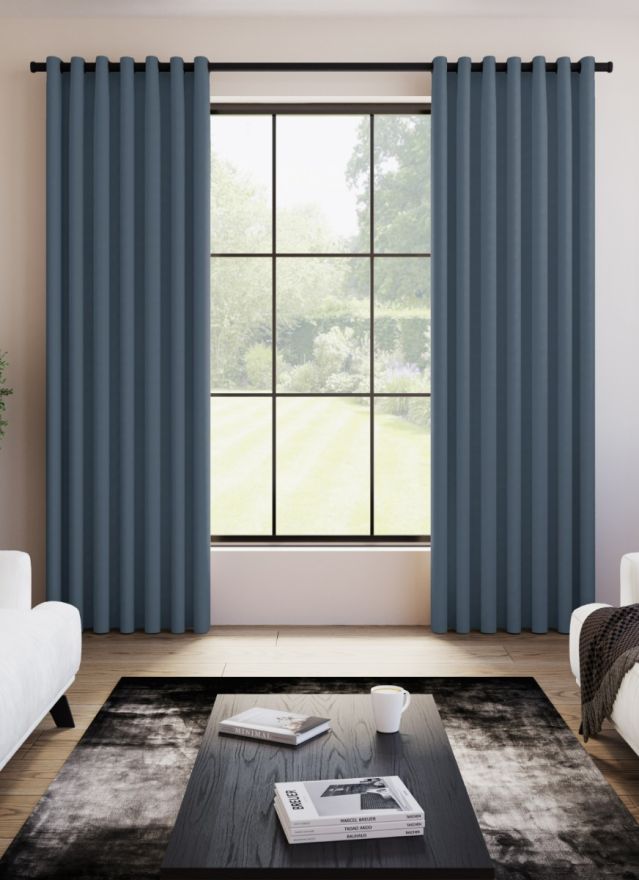 Rustic Weave Steel Blue