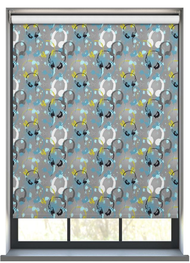 Speciality Funky Blue Roller Blind