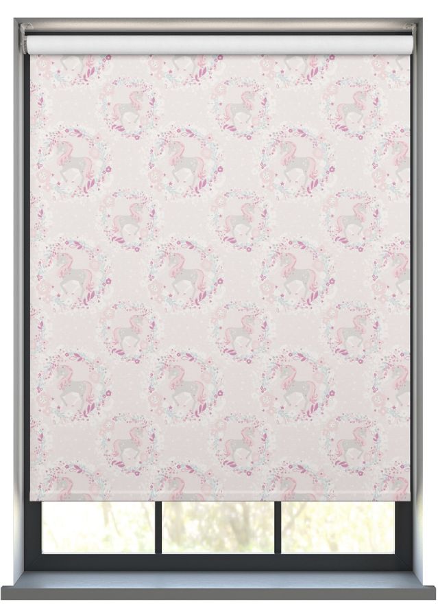 Speciality Pink Unicorn Roller Blind