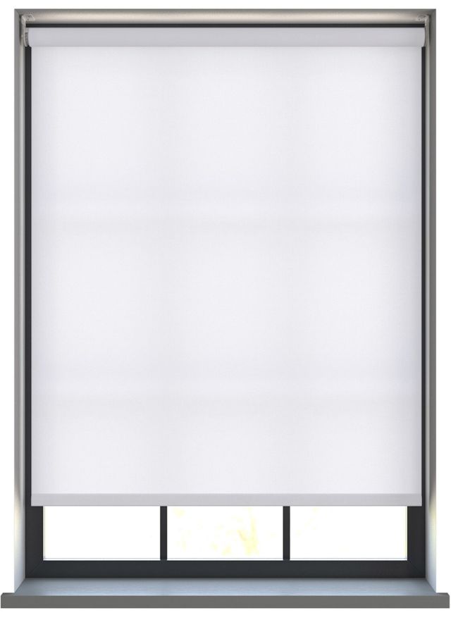 Burst White Lotus - Electric Roller Blind