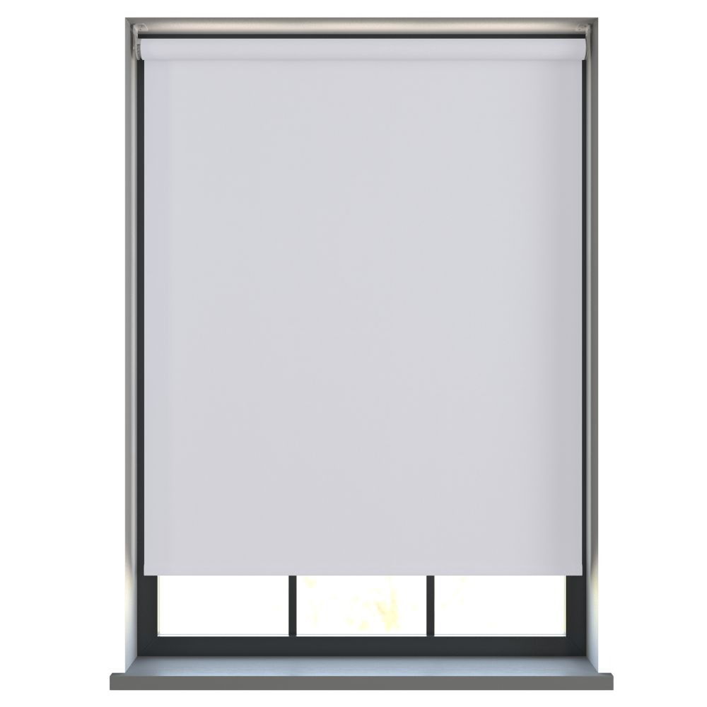 Amor White Lotus - Electric Roller Blind