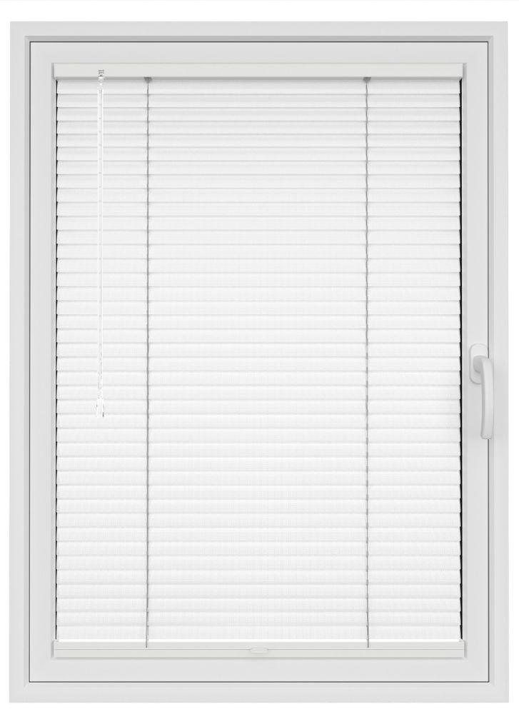 White Perforated StickFitLite Aluminium Blind
