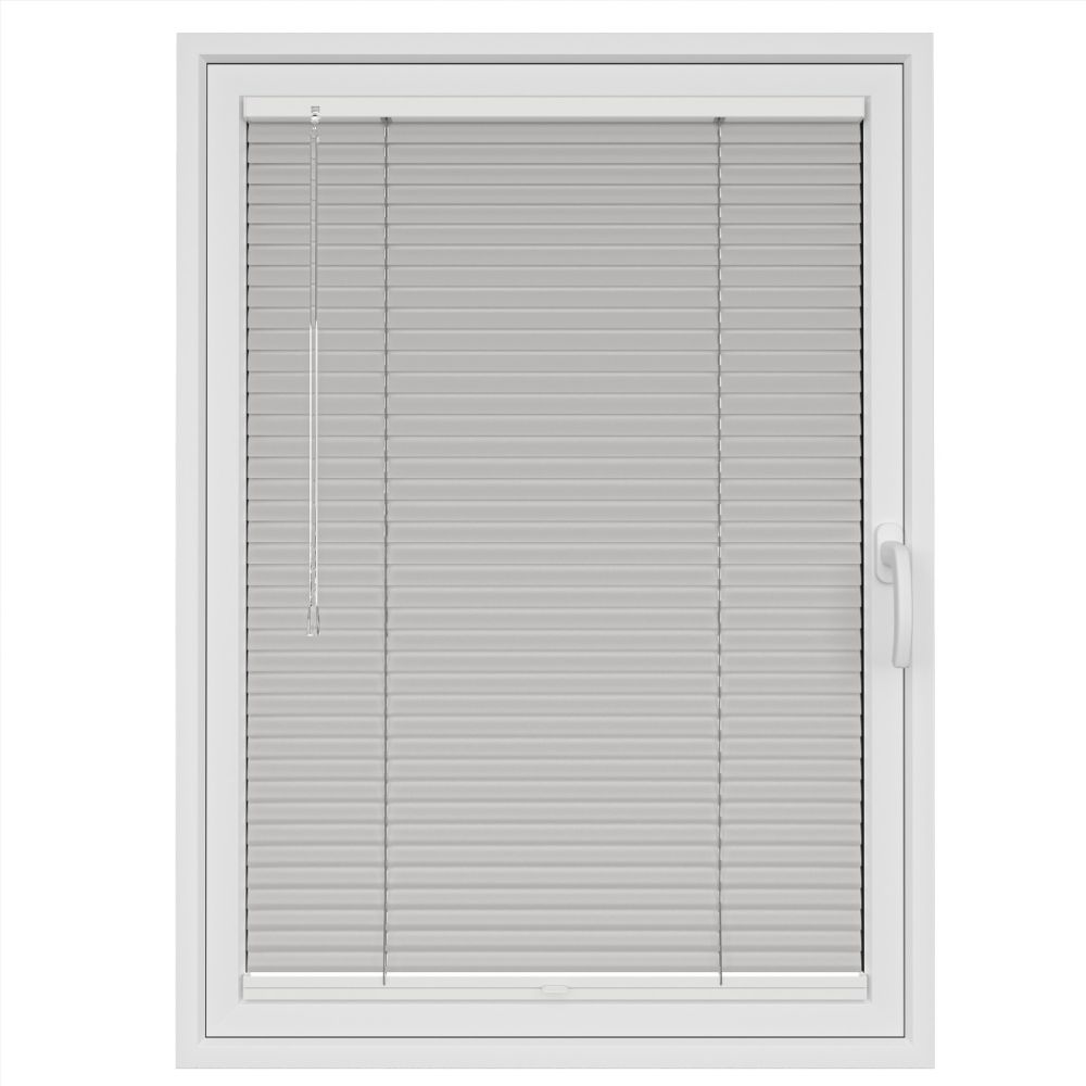 Cotton White StickFitLite Aluminium Blind