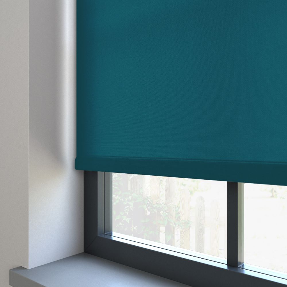 Burst Ocean Green Roller Blind