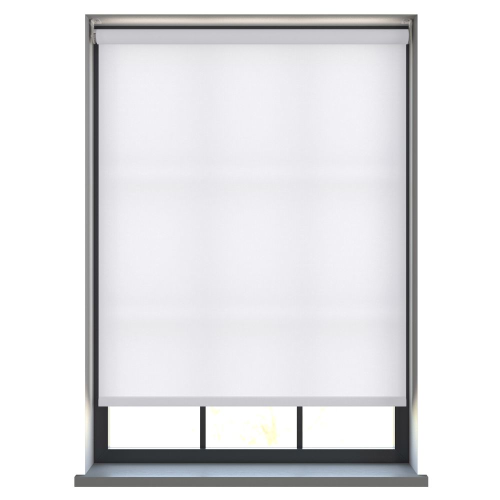 Burst White Lotus - Electric Roller Blind