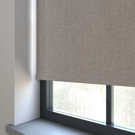 Lux Dark Gravel Roller Blind