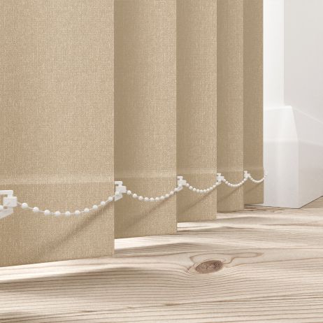 Lux Dark Butterscotch Vertical Blind