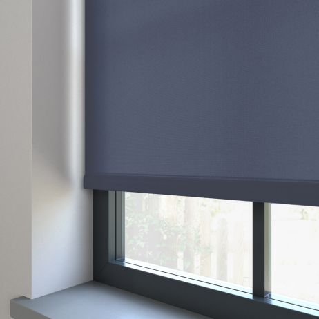 Burst Royal Blue - Electric Roller Blind