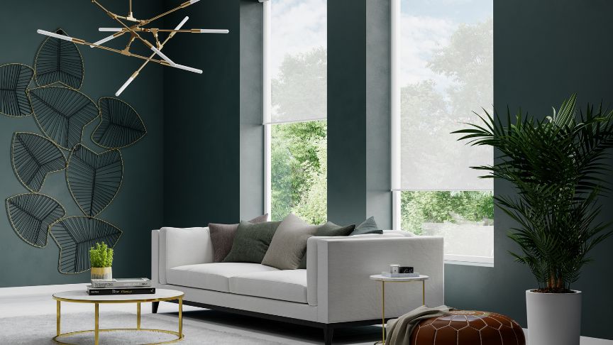 The Best Blinds and Curtains Colours for Green Walls